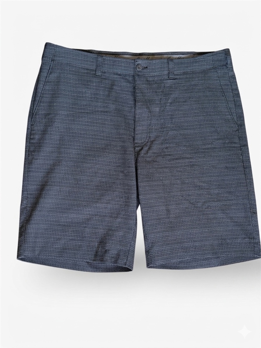 Ben Hogan Performance Gray Geometric Stripe Golf Shorts 36